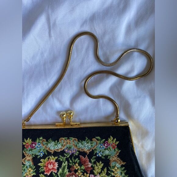 Vintage Needlepoint Handbag - Picture 6 of 6